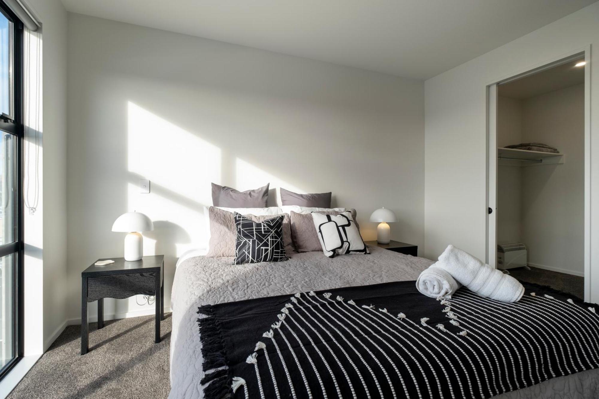 Luxury 2 Bed Townhome In Cbd Christchurch Exterior foto